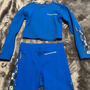 Authentic chrome hearts biker set